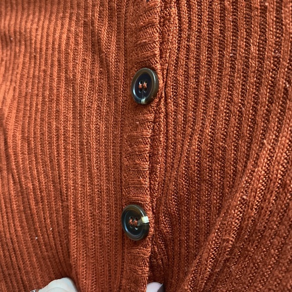 Garage Ribbed Tied Long Sleeve - Picture 2 of 3
